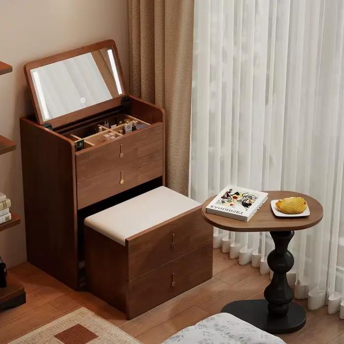 Coiffeuse en bois pour femmes
