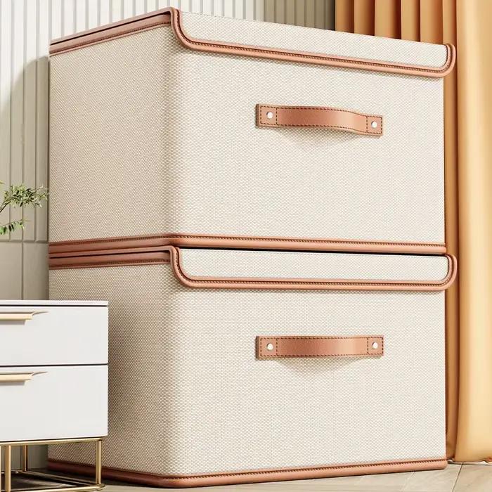 Boîte de rangement pour vêtements avec couvercle