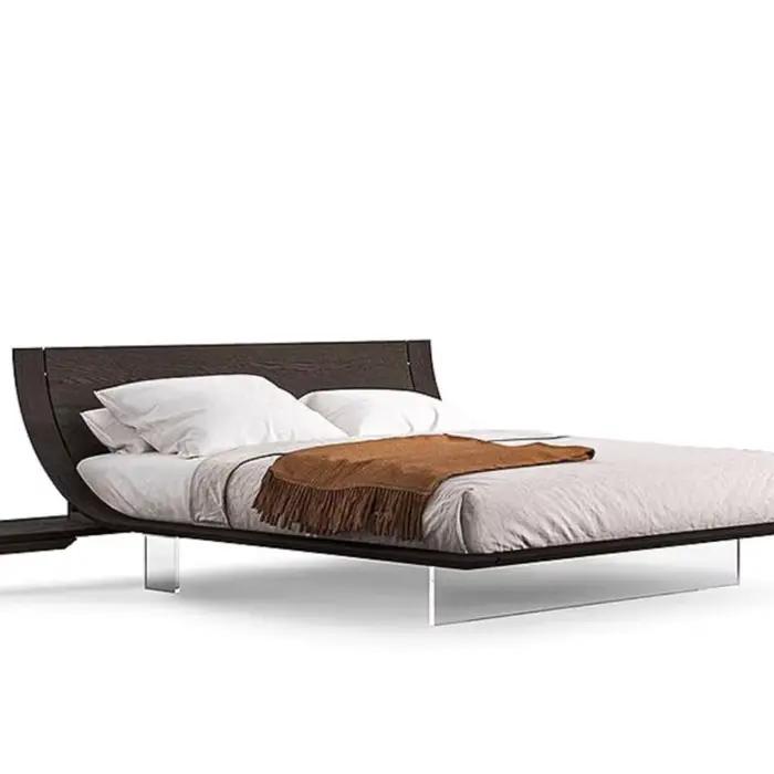 Cadre en métal plate-forme lit blanc européen luxe princesse lit complet réglable filles Meuble De Chambre meubles De maison