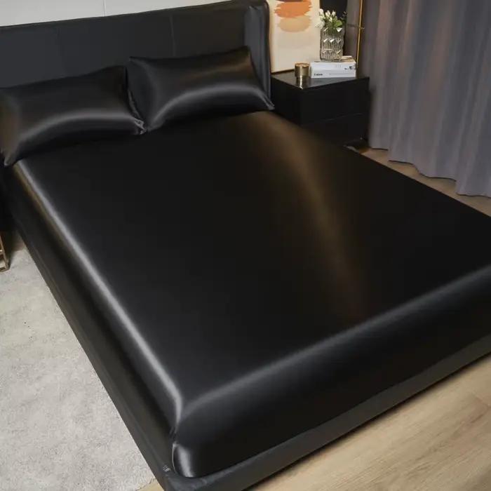 Drap-housse élégant en satin - Luxueux hauteur 35 cm