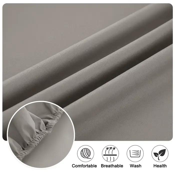 Draps de lit ajustés imperméables avec bande élastique