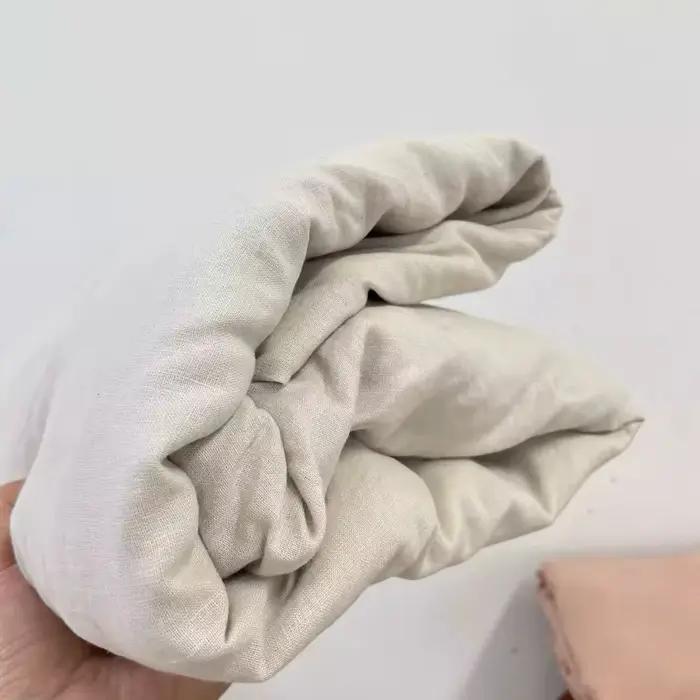 Parure de lit 100% lin avec bande élastique
