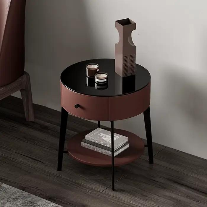 Table de chevet moderne de luxe avec rangement