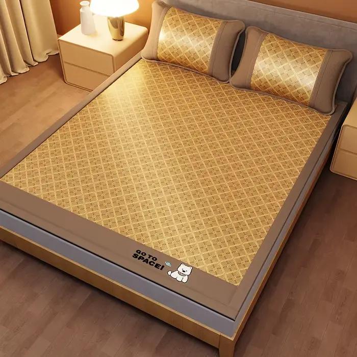 Nouveau tapis rafraîchissant en rotin pour lit