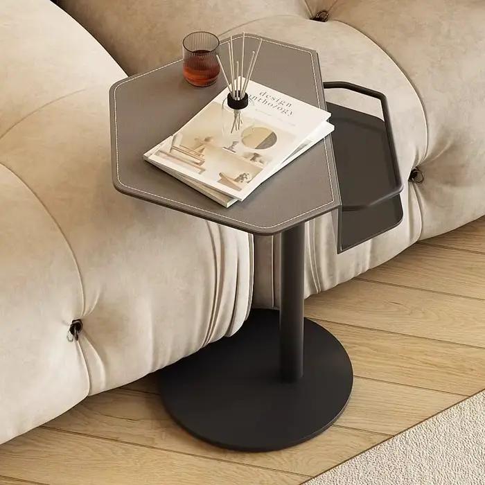 Tables d'appoint en métal pour chambre à coucher