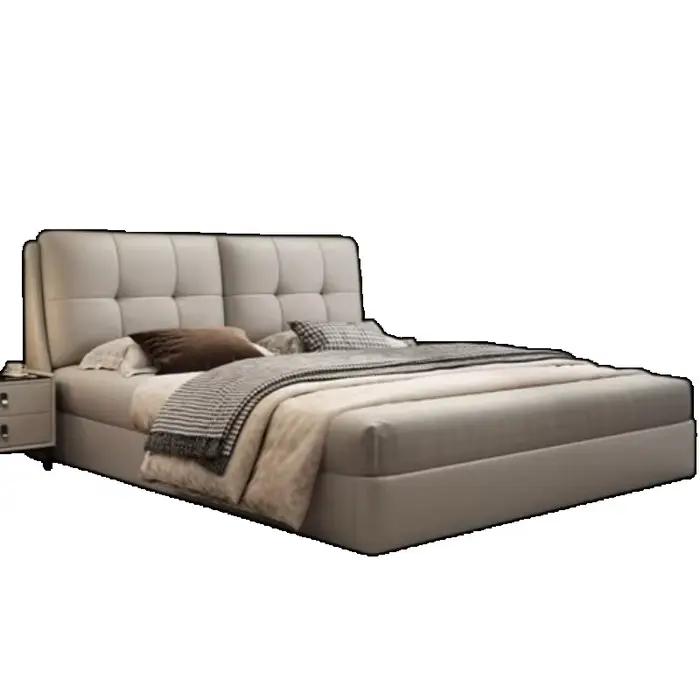 Reine rangement lit chambre King Size Double cadre moderne tête De lit luxe dormir Camas De dortoir accessoires pour la maison