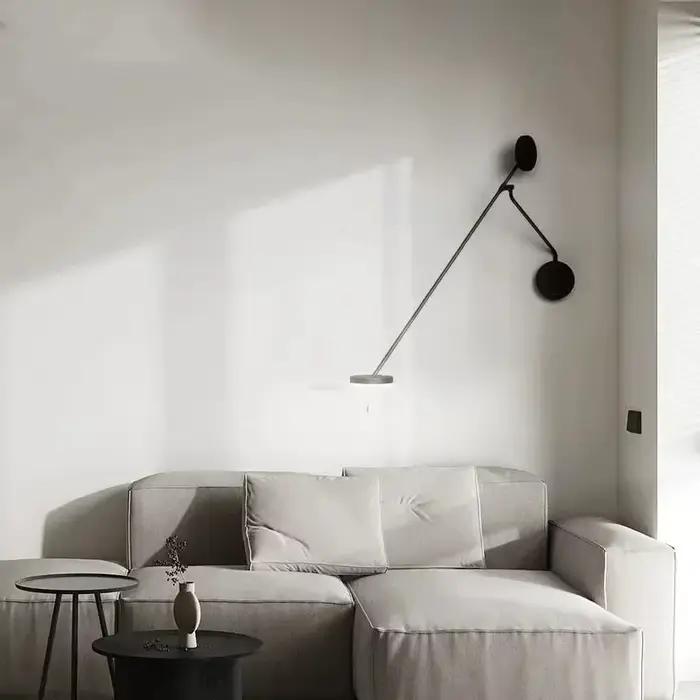 Applique murale noire design pour chambre et bureau