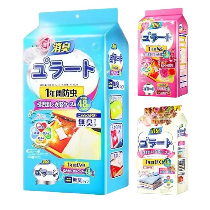 Sachets pour tiroirs et placards 48 pièces petits sacs parfumés