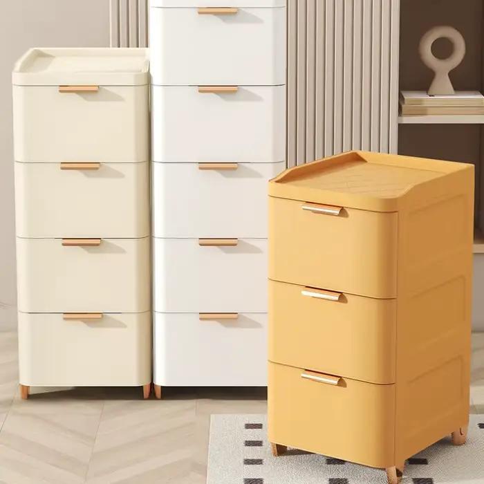 Armoire de rangement de chevet de style tiroir