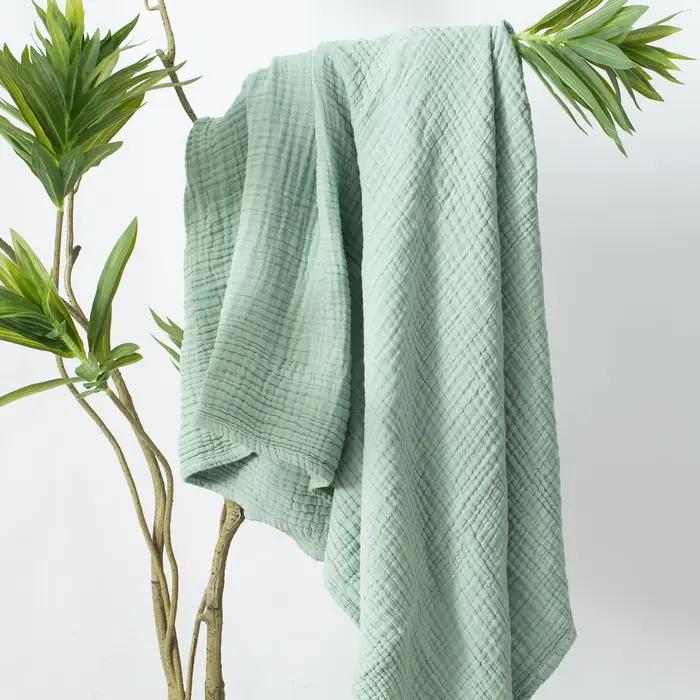 Couverture en mousseline 100% coton