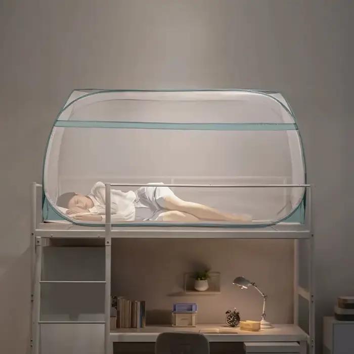 Moustiquaire pour lit superposé à Double fermeture éclair