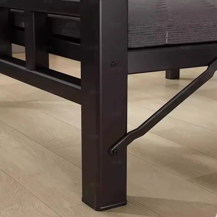 Lit pliant sur le sol, matelas abordable