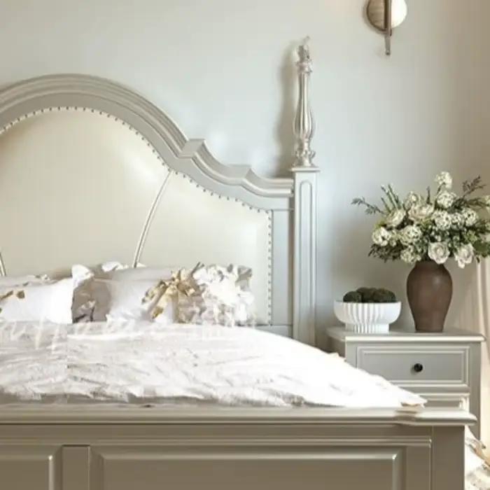 Lit double en cuir pleine fleur