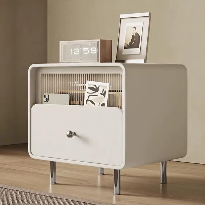 Pieds en métal tables De nuit uniques minimaliste esthétique moderne luxe