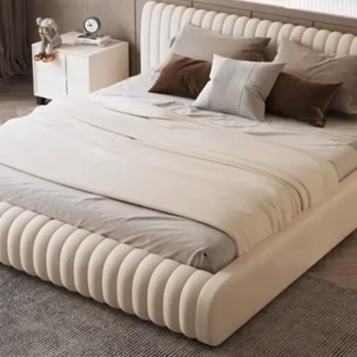 Rangement minimaliste lits luxe roi dormir tête de lit