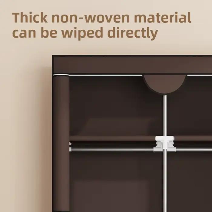 Rangement anti-poussière Chambre à coucher domestique Armoire simple