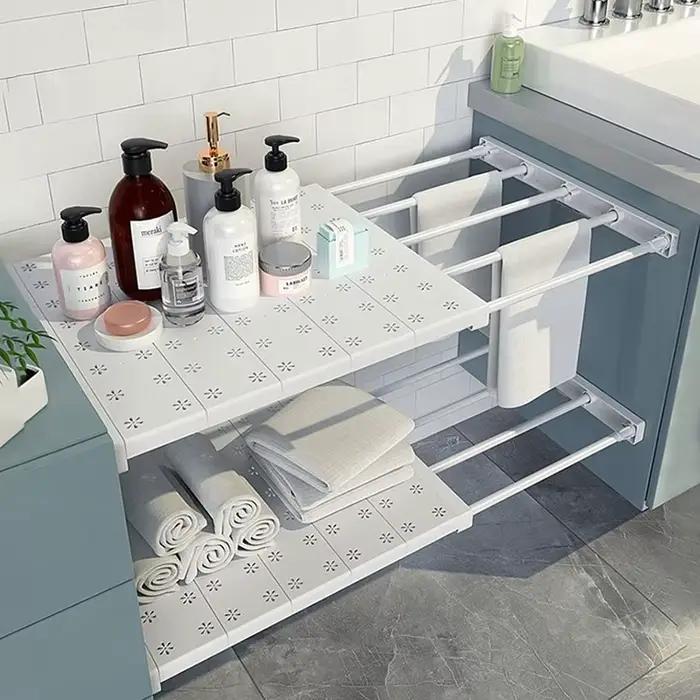 Étagères de rangement de garde-robe réglables