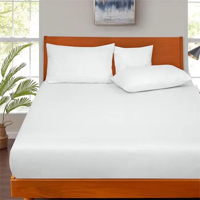Drap-housse en coton égyptien doux avec élastiques