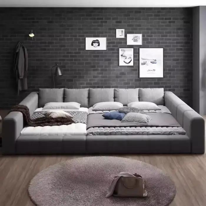 Chambre Unique lit esthétique moderne tête de lit Double enfants lit dormir 180x200 Muebles Para dortoir accessoires pour la maison