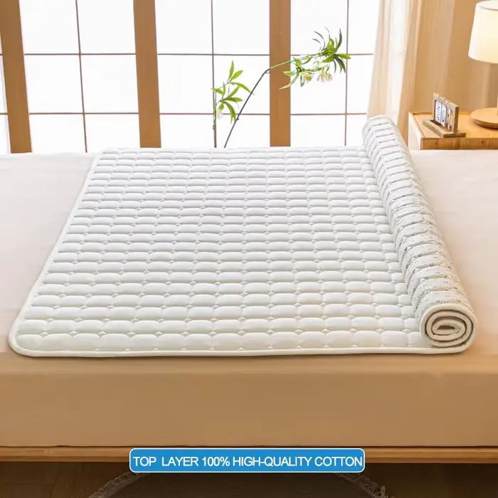 Housse de matelas douce matelassée