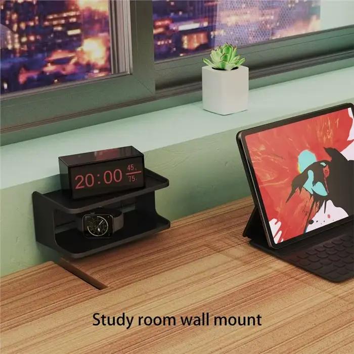 Organisateur de table de chevet à 2 étagères BSEVB