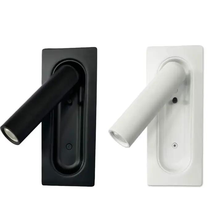 Applique Murale LED Minimaliste Réglable pour Chambre d'Hôtel