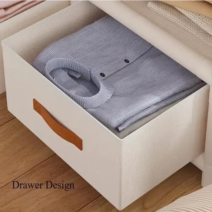Armoire de Rangement en Tissu pour Chambre à Coucher