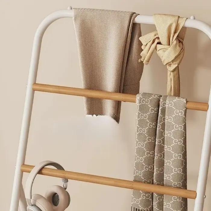 Cintre de chevet porte-manteau porte-vêtements sol chambre salon canapé côté suspendu vêtements multi-fonctionnel étagère de rangement supports