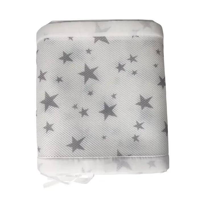 Respirant nouveau-né maille lit pare-chocs bébé lit protecteur imprimé