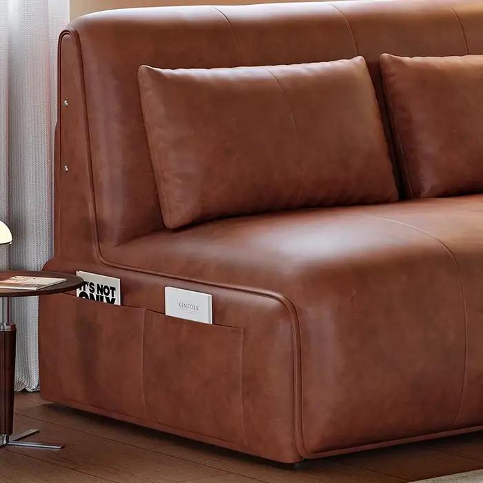 Fauteuils italiens canapés lit classique minimaliste Convertible Design
