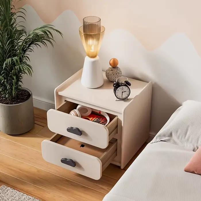 Beauté mignon tables De chevet avec rangement Glam minimaliste à la mode