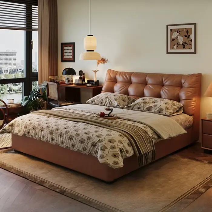 Lit Simple européen Design de beauté plancher nordique château