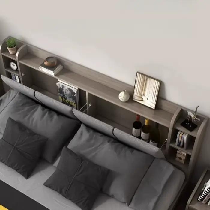 Lit de chambre Queen 180x200 avec rangement
