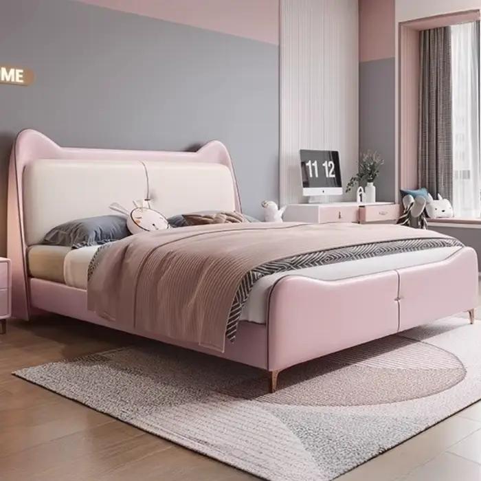 Tête de lit mignonne, cadre de Support de jambe de lit
