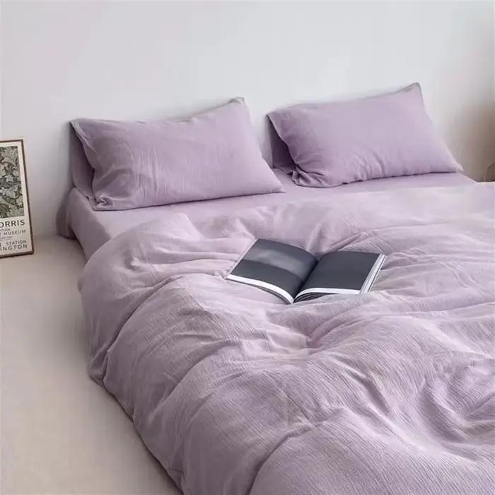 Parure de lit en pur pour filles françaises