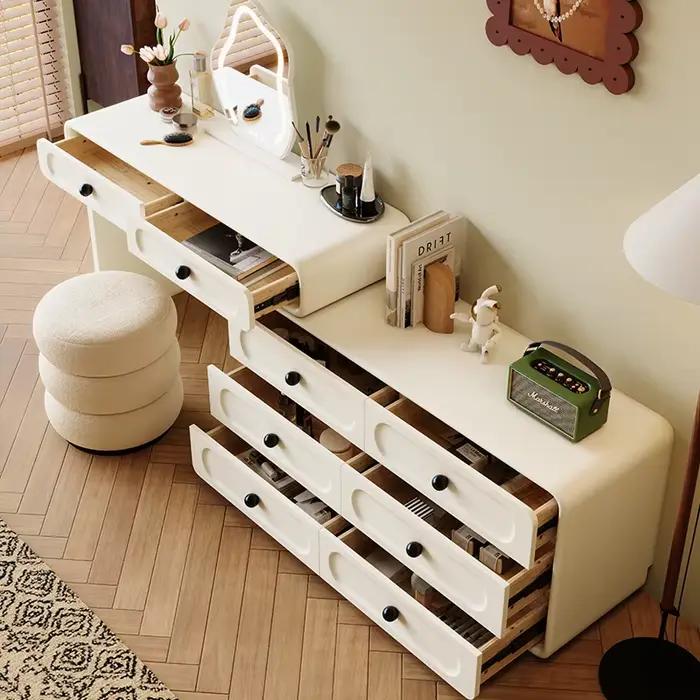 Coiffeuse nordique à la mode Design maquillage moderne luxe vanité Table créative esthétique
