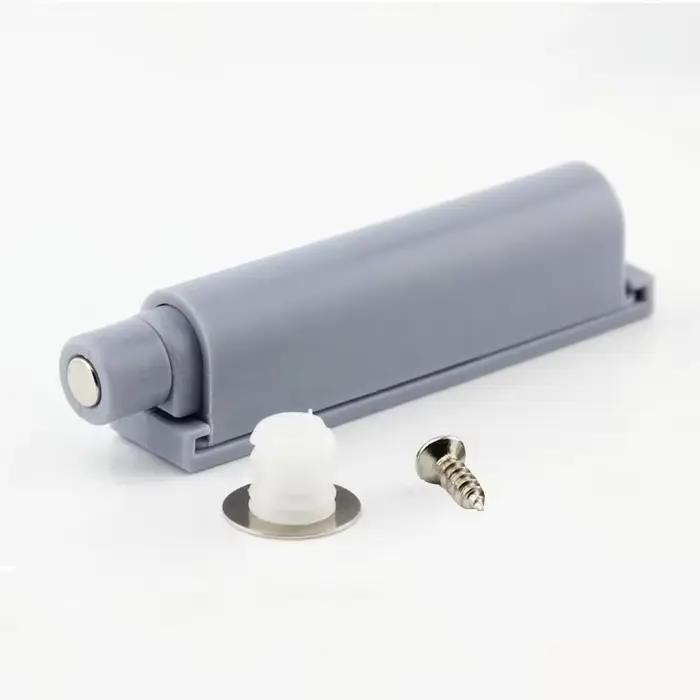 Loquet d'amortisseur d'arrêt de porte d'armoire gris et blanc