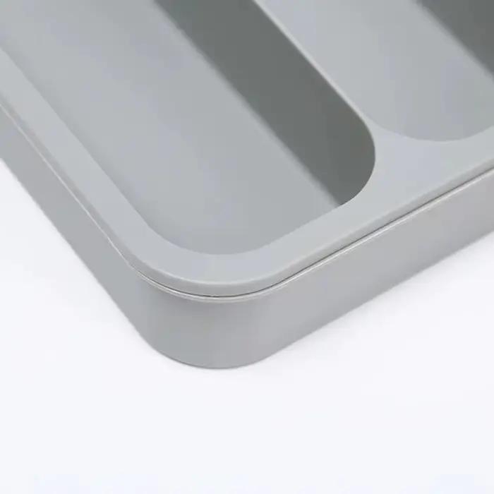 Organisateur de tiroir à couverts en plastique
