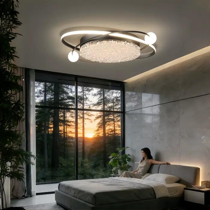 Plafonnier de chambre à coucher 2026 Nouveau design moderne simple créatif unique Lampe de protection oculaire