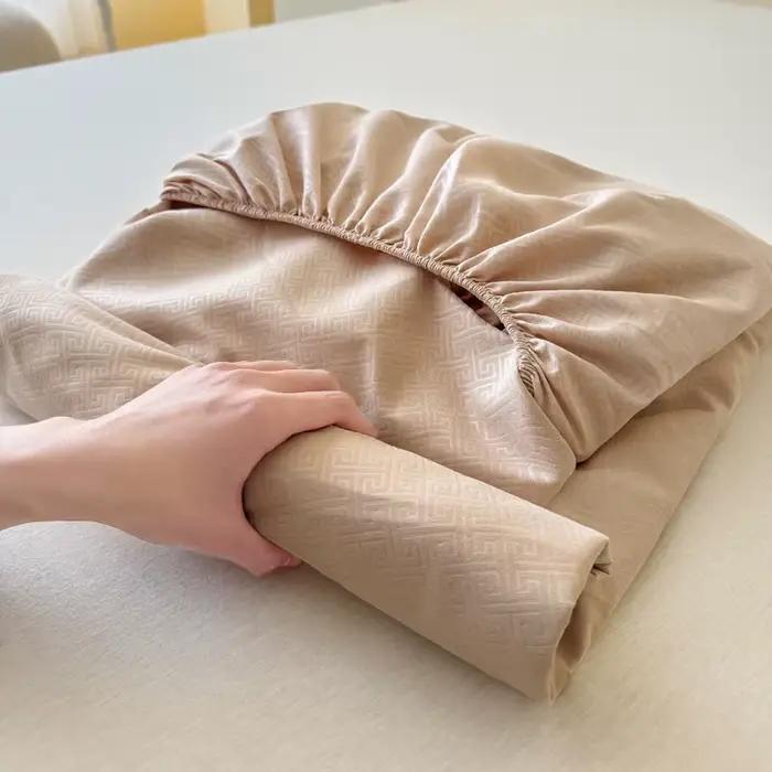 Drap-housse double élastique en microfibre ultra-doux pour matelas