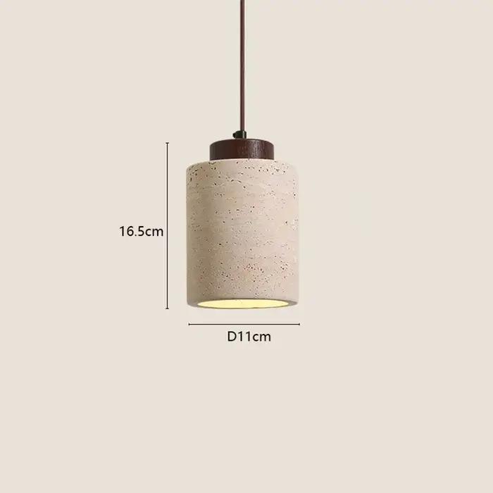Apanais design moderne wabi-sabai chambre chevet éclairage bar B & B jaune grotte pierre lustre chevet suspendu fil lampe