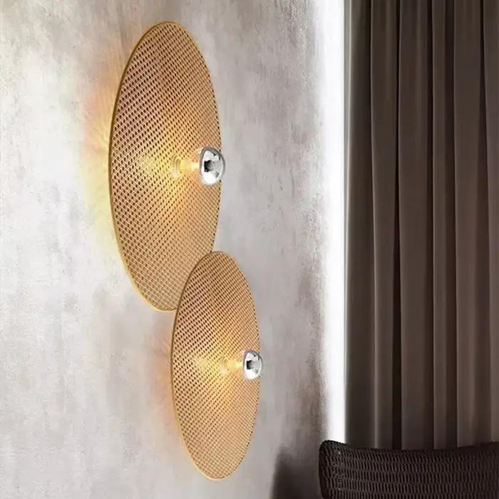 Applique murale beige classique japonaise lampe en bambou Aromas Del Campo loft lampe en rotin faite à la main pour la maison restaurant chambre éclairage de chevet