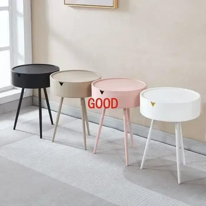 Table de chevet moderne et simple pour chambre à coucher