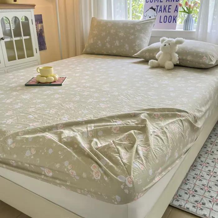 Ensemble de draps de lit à fleurs