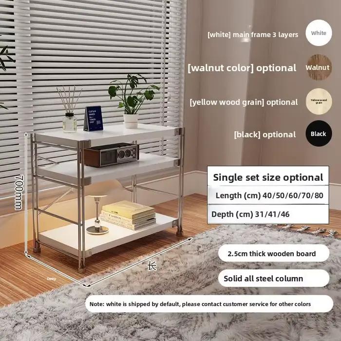 Étagère de rangement multicouche de style japonais