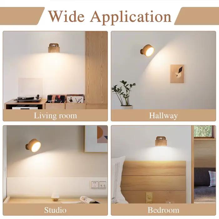 Lampe murale sans fil, éclairage pour tableaux