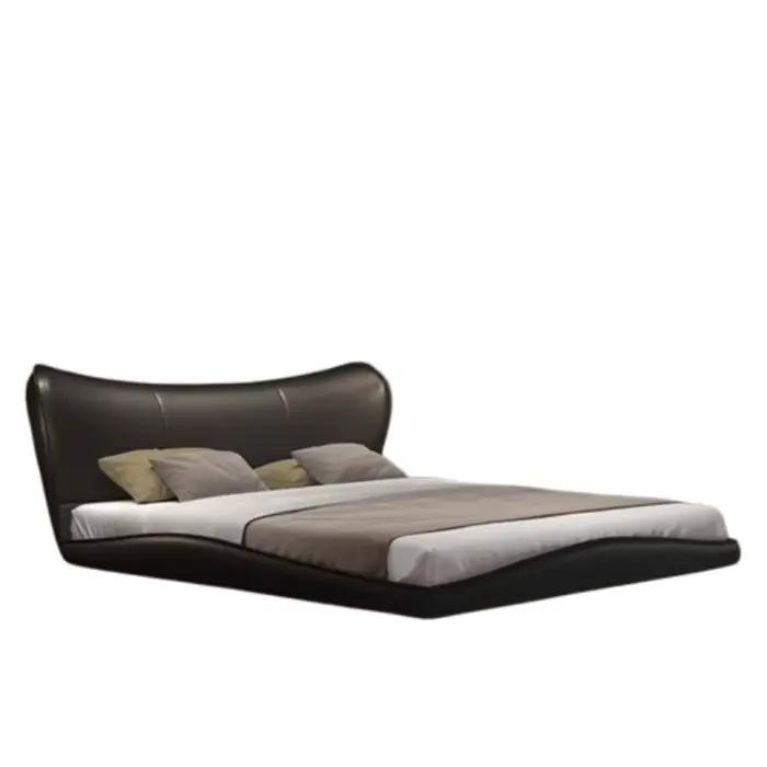 Cadres lit rembourré minimaliste reine chambre principale lit esthétique dormir luxe Muebles Para dortoir maison accessoires