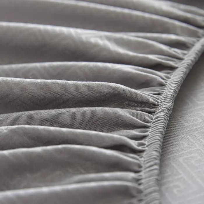 Protège-matelas antibactérien doux et hypoallergénique pour lit Queen/King