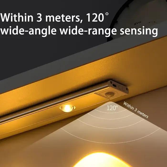 LED armoire veilleuse capteur de mouvement sans fil Ultra mince sous