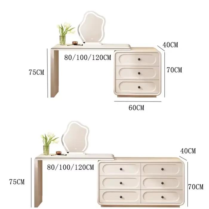 Coiffeuse d'appartement en bois